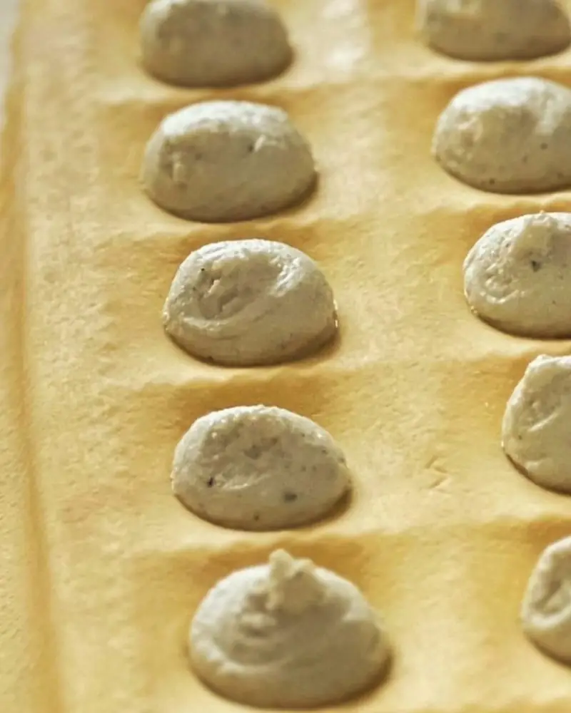 Ravioli în lucru